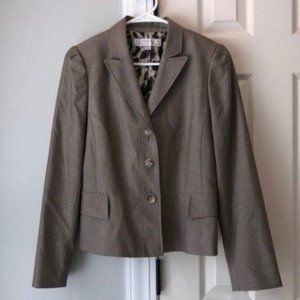 Tahari Arthur S Levine Brown Blazer